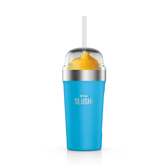 Ninja SLUSHi Insulated Bubble Cup with Lid & Straw – Bright Blue XSKBBLBLEUK
