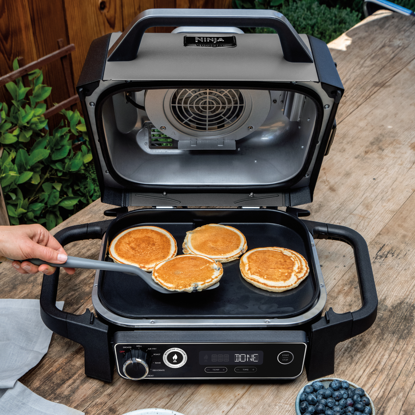 Ninja Woodfire Electric BBQ Grill Flat Plate - OG701UK