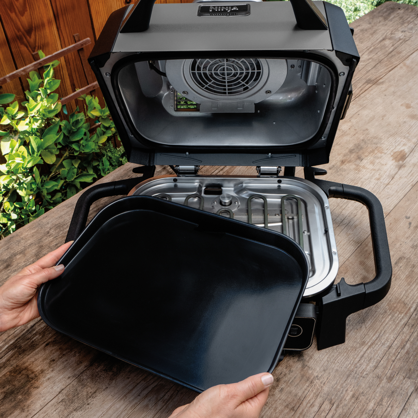 Ninja Woodfire Electric BBQ Grill Flat Plate - OG701UK