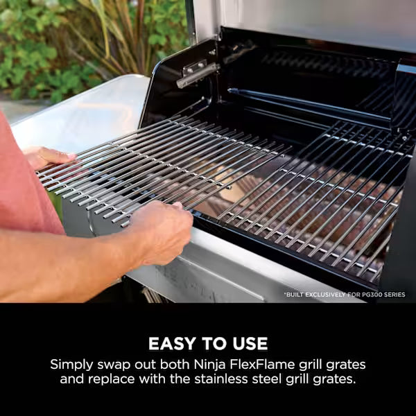 Ninja FlexFlame Stainless Steel Grill Grates XSKGRLGRTEUK
