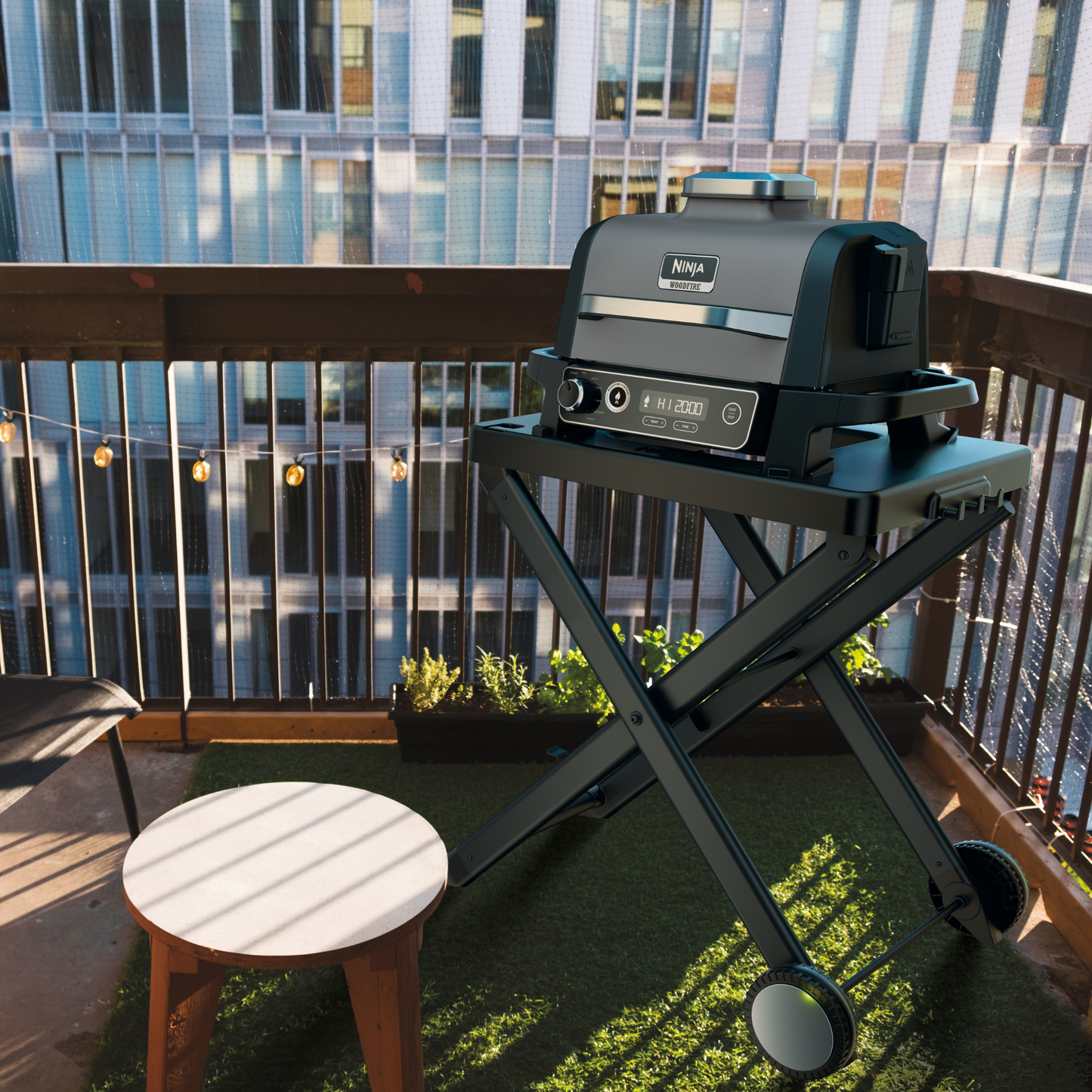 Ninja Woodfire Electric BBQ Grill Stand - OG701UK