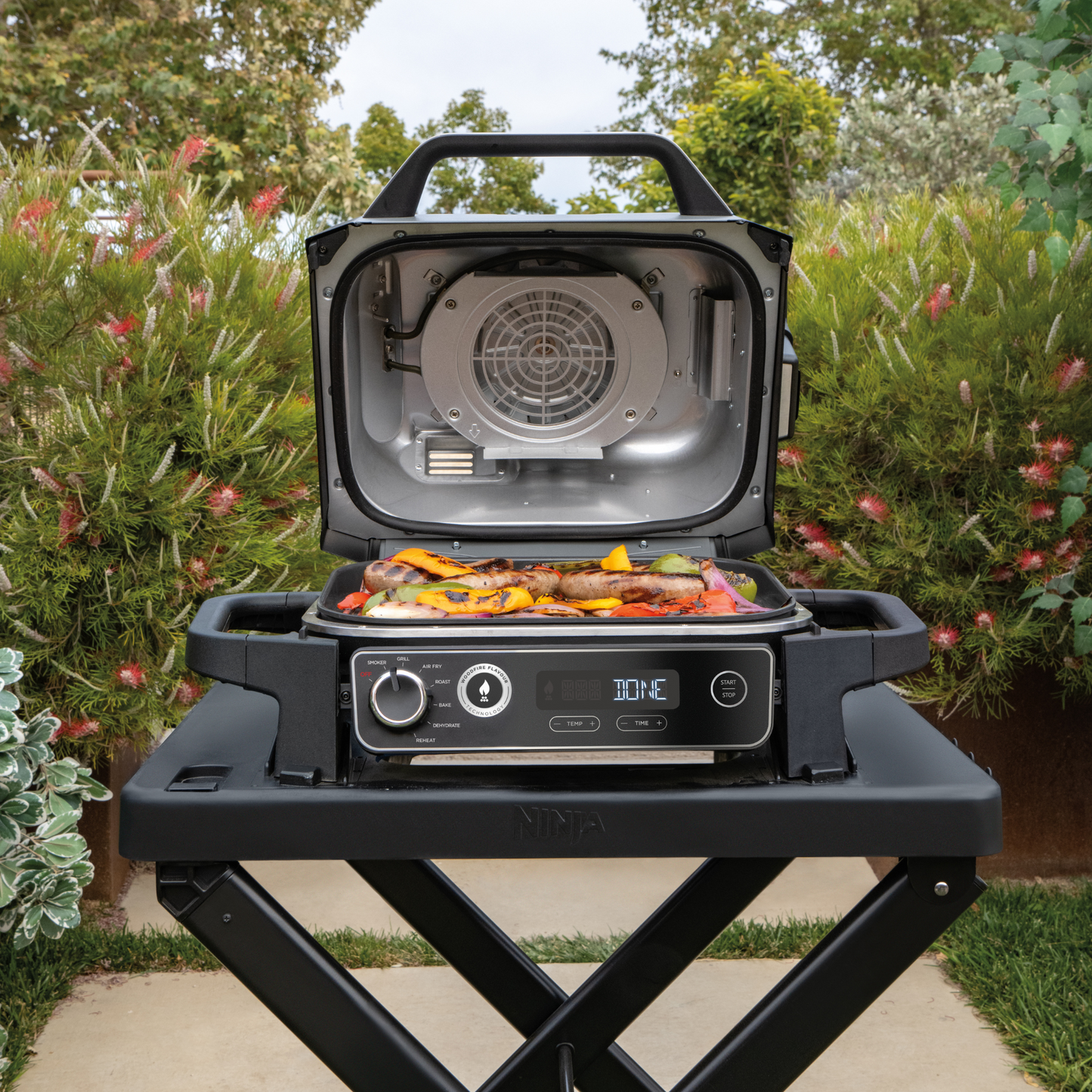 Ninja Woodfire Electric BBQ Grill Stand - OG701UK