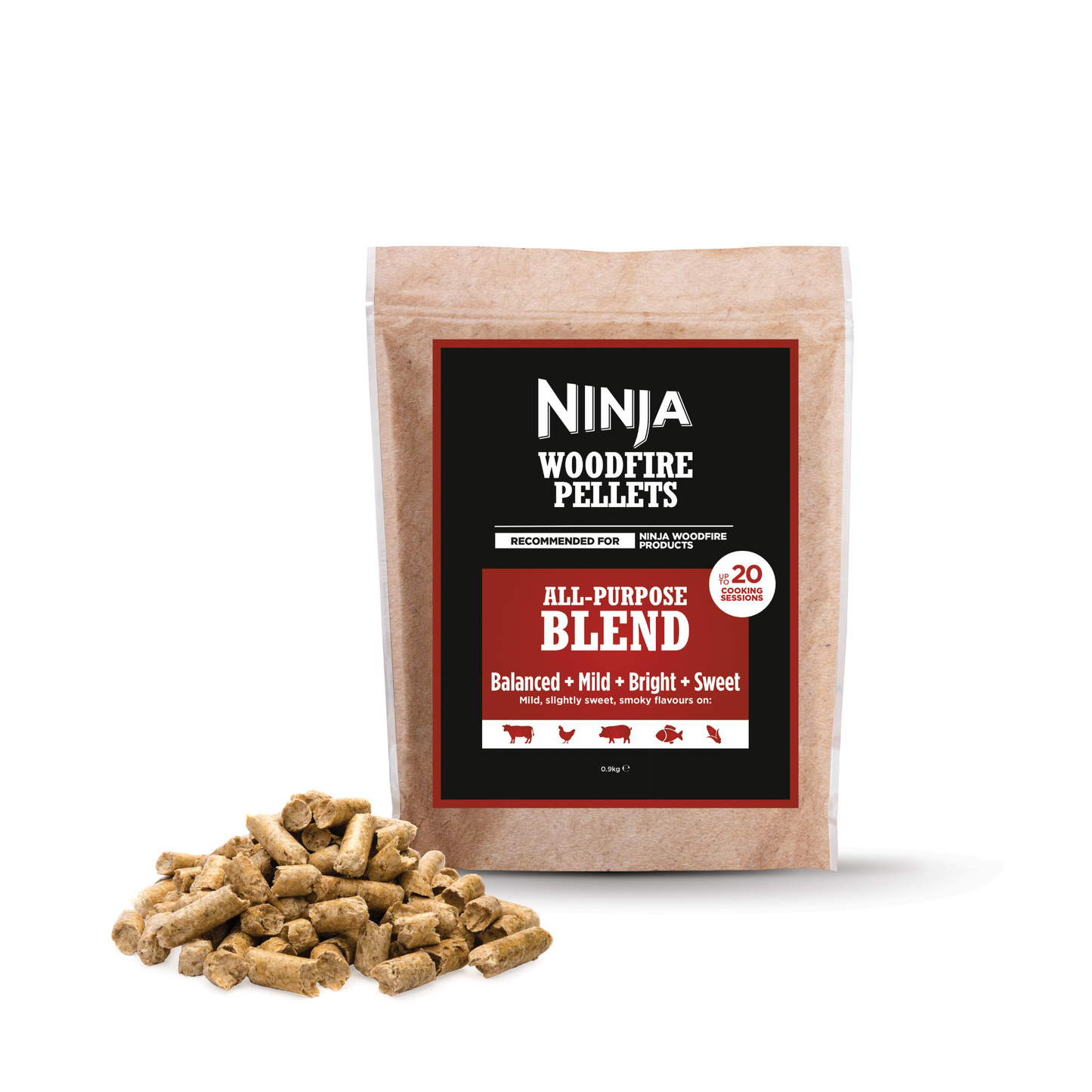 Ninja Woodfire Pellets All-Purpose Blend (900g)