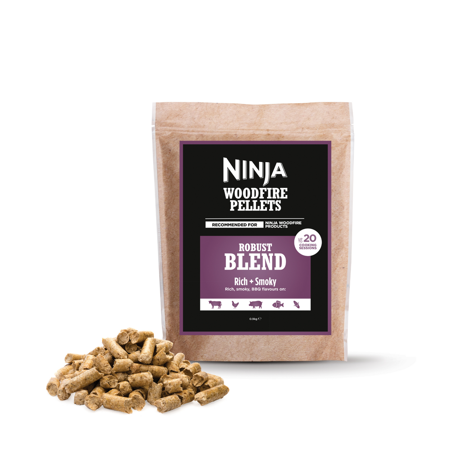 Ninja Woodfire Pellets Robust Blend (900g)