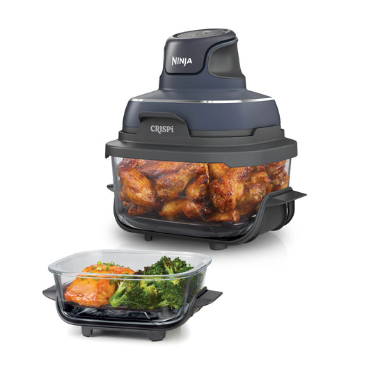 Ninja CRISPi 4-in-1 Portable Glass Air Fryer - Cyber Space FN101UKGY