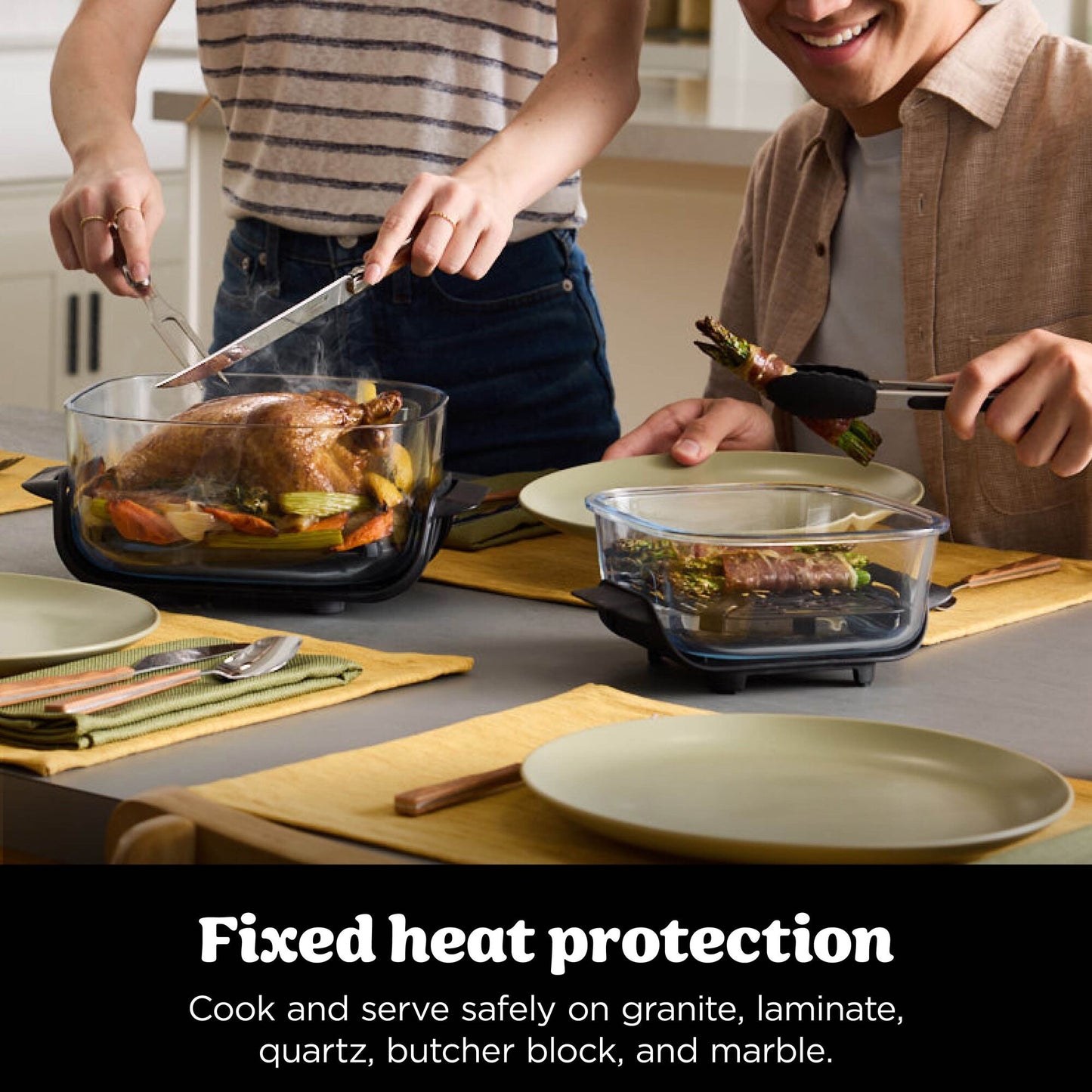 Ninja CRISPi 4-in-1 Portable Glass Air Fryer - Cyber Space FN101UKGY