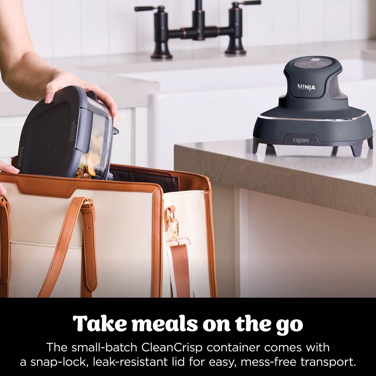 Ninja CRISPi 4-in-1 Portable Glass Air Fryer - Cyber Space FN101UKGY